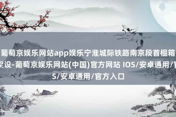 葡萄京娱乐网站app娱乐宁淮城际铁路南京段首榀箱梁收效架设-葡萄京娱乐网站(中国)官方网站 IOS/安卓通用/官方入口